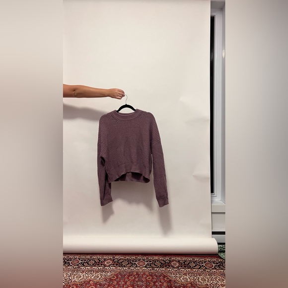 Oversized cropped knit - Picture 2 of 2